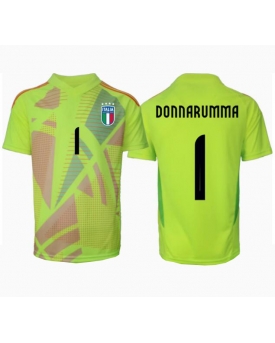 Italia Gianluigi Donnarumma #1 Portiere Maglia Gara Casa Repliche Europei 2024